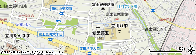 高山理容店周辺の地図
