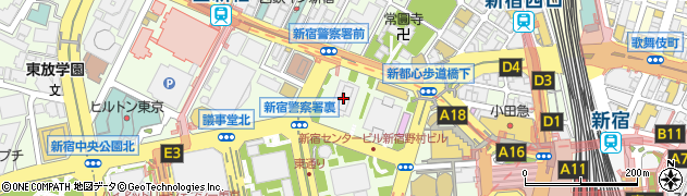 新宿野村ビル周辺の地図