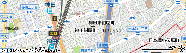 東京都千代田区神田紺屋町39周辺の地図