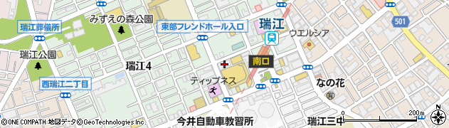 カラオケ ビッグエコー 瑞江駅前店周辺の地図