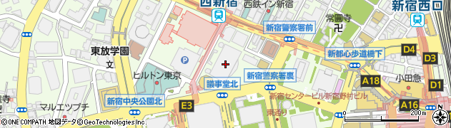 龍生堂薬局新宿アイランドタワー店周辺の地図