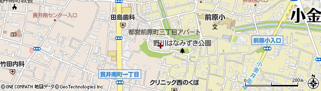 金庫鍵開けセンター・小金井周辺の地図