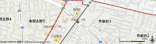 京成ガード際周辺の地図
