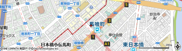 株式会社岡永　本社周辺の地図