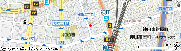 神田駅前郵便局周辺の地図