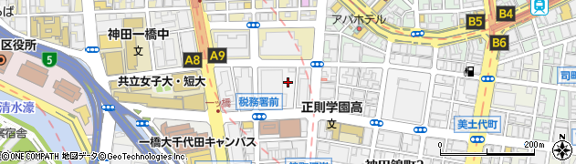 東京都千代田区神田錦町3丁目周辺の地図