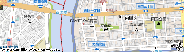 [葬儀場]東京メモリアル両国ホール周辺の地図
