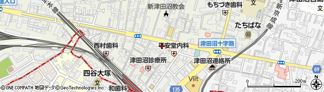 ニッポンレンタカー津田沼営業所周辺の地図