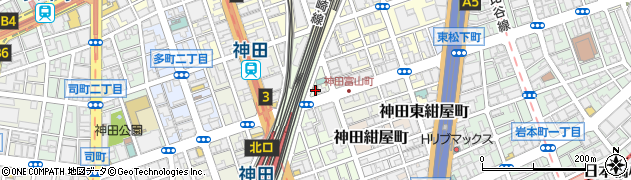 珈琲館神田北口店周辺の地図