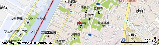 千葉県市川市本行徳周辺の地図