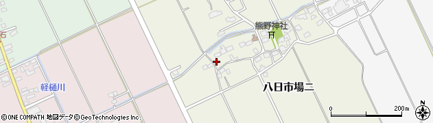 千葉県匝瑳市八日市場ニ393周辺の地図