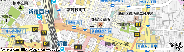 アルファ2 AL-One 歌舞伎町店周辺の地図