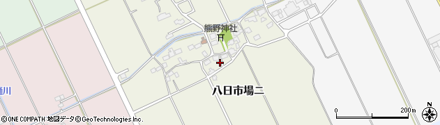千葉県匝瑳市八日市場ニ371周辺の地図