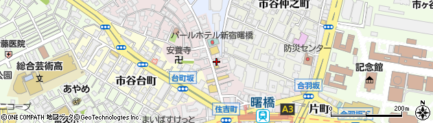 ちよだ鮨曙橋店周辺の地図