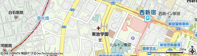 ニッポンレンタカー西新宿営業所周辺の地図