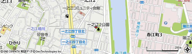 東京都江戸川区一之江2丁目20周辺の地図