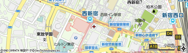 焼鳥 ハレツバメ 新宿アイランドタワー店周辺の地図