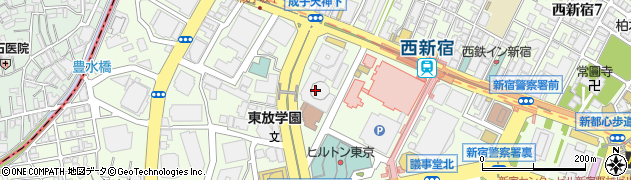 新宿オークタワー歯科クリニック周辺の地図