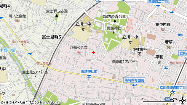 〒190-0023 東京都立川市柴崎町の地図