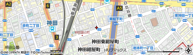 東京都千代田区神田富山町9周辺の地図