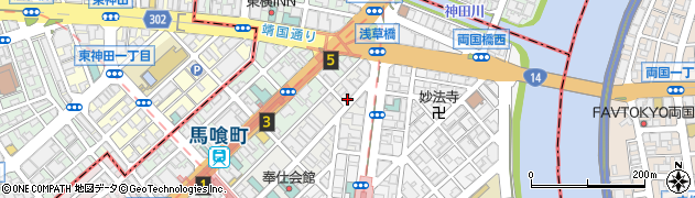 東京都中央区日本橋横山町周辺の地図