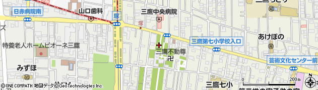 神明社周辺の地図