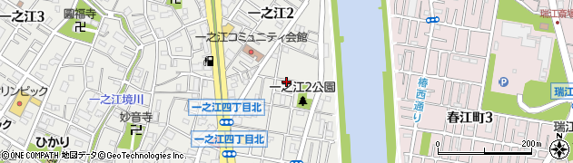 東京都江戸川区一之江2丁目周辺の地図