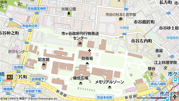 〒162-0845 東京都新宿区市谷本村町の地図