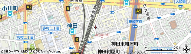 ニッポンレンタカー神田営業所周辺の地図