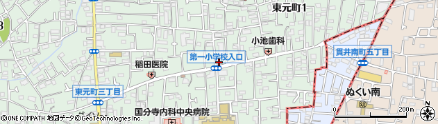 国分寺東元町整骨院周辺の地図