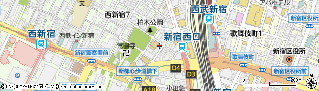 新宿ラクル美容外科クリニック周辺の地図