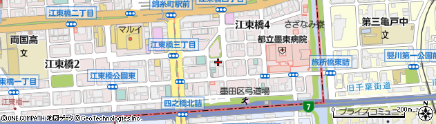 アローパーキング錦糸町第３駐車場周辺の地図