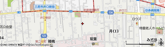 東京都三鷹市井口周辺の地図