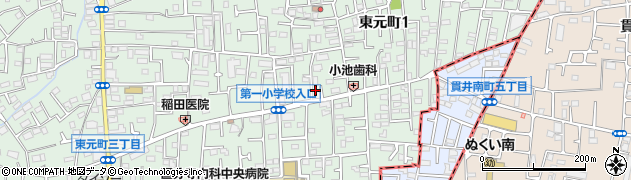 東京都国分寺市東元町1丁目30-7周辺の地図