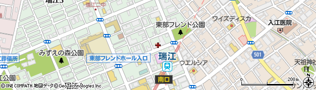 瑞江歯科医院周辺の地図