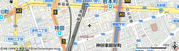 東京都千代田区神田東松下町周辺の地図