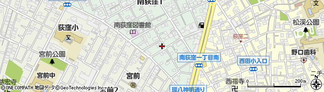 東京都杉並区南荻窪1丁目9-23周辺の地図