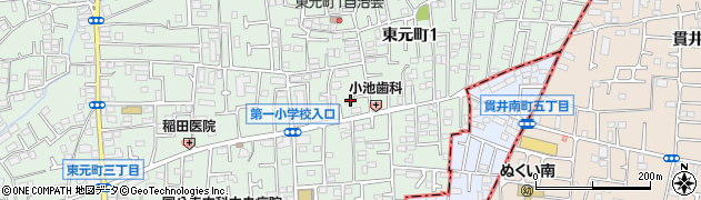 東京都国分寺市東元町1丁目30-18周辺の地図