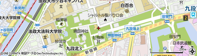 東京都千代田区九段北周辺の地図