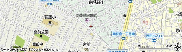 東京都杉並区南荻窪1丁目9-9周辺の地図