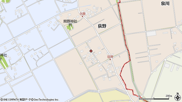 〒289-2112 千葉県匝瑳市荻野の地図