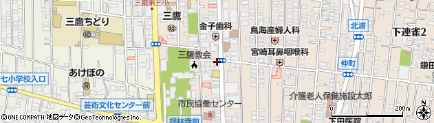 早稲田進学会周辺の地図