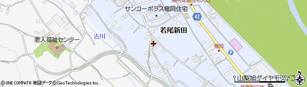 韮崎自動車鈑金塗装工場周辺の地図