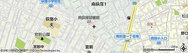 東京都杉並区南荻窪1丁目9-12周辺の地図