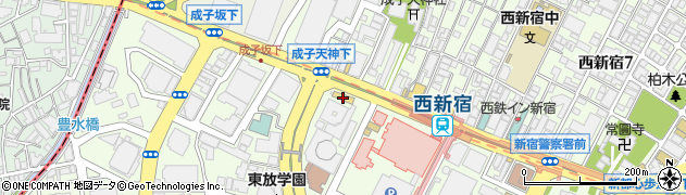 なか卯西新宿店周辺の地図