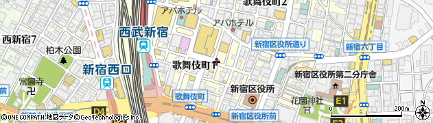 カラオケ館 新 歌舞伎町店周辺の地図