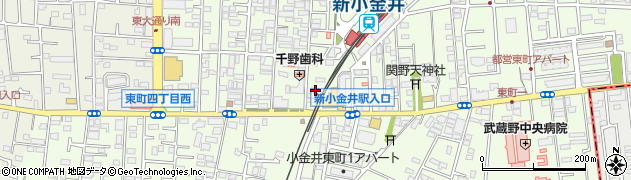 東京都小金井市東町4丁目7-5周辺の地図