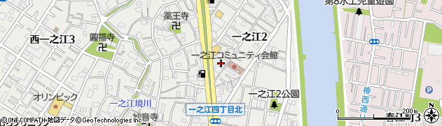 東京都江戸川区一之江2丁目7周辺の地図