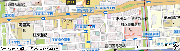 株式会社ニチワ　錦糸町営業所周辺の地図