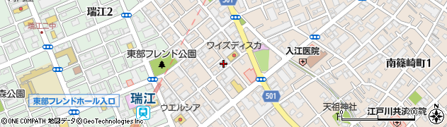 東京都江戸川区南篠崎町3丁目23-5周辺の地図